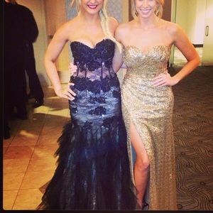 Black jovani formal prom dress